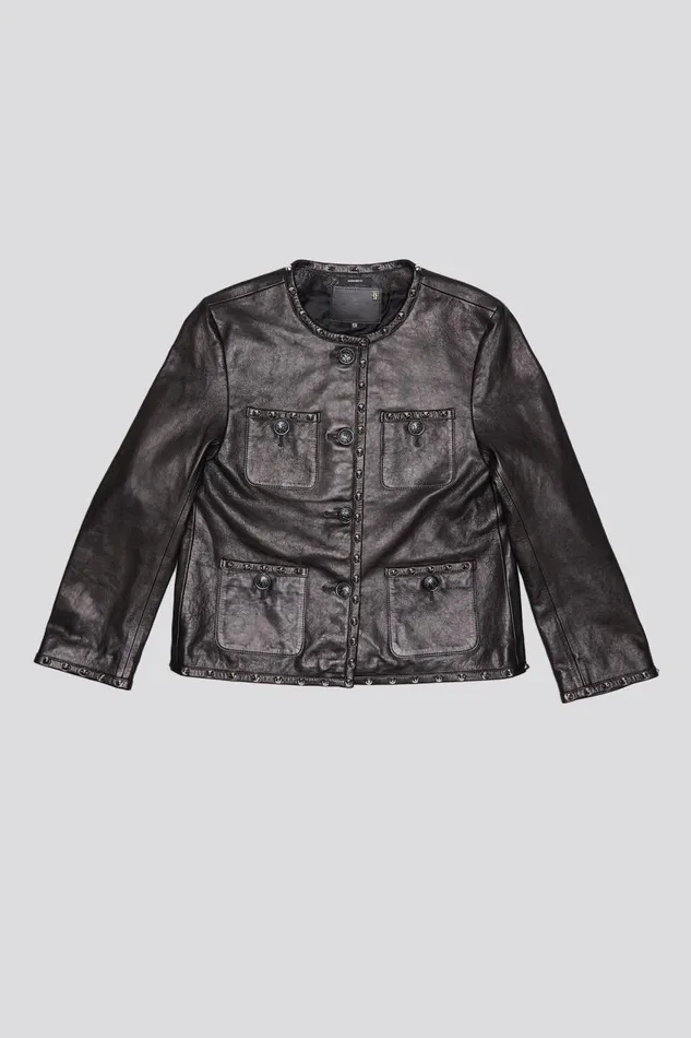R13 Jackets and Coats Women CROPPED SLOUCH JACKET 8211 BLACK