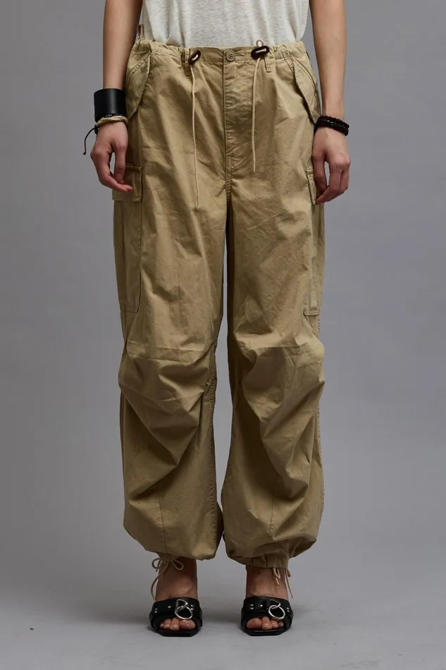 R13 Pants and Shorts Women BALLOON ARMY PANT 8211 KHAKI