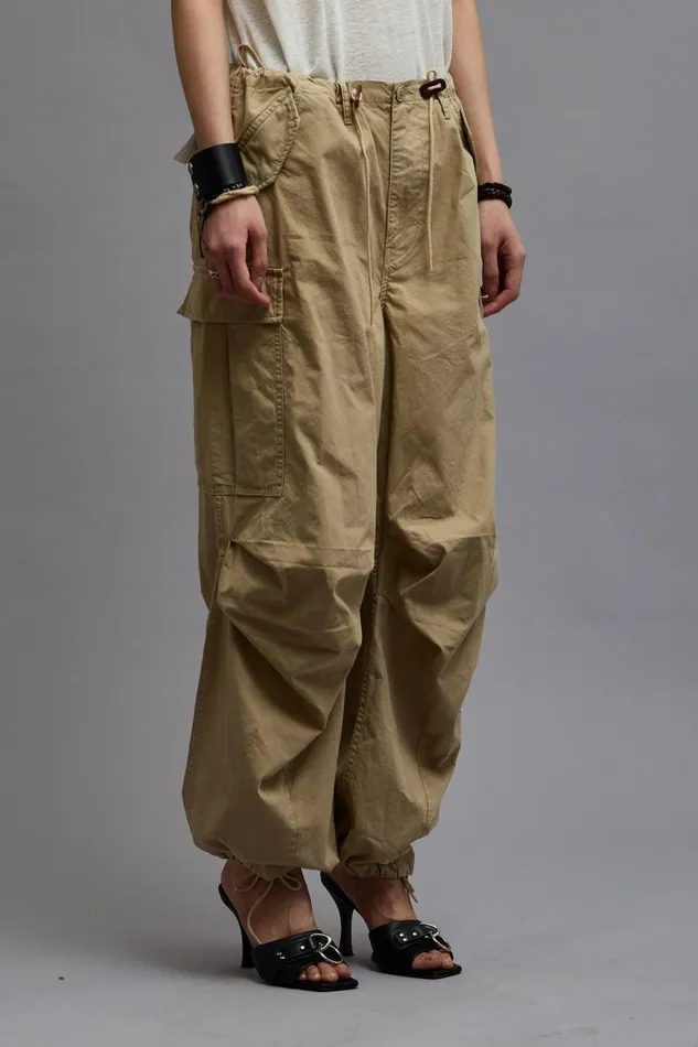 R13 Pants and Shorts Women BALLOON ARMY PANT 8211 KHAKI
