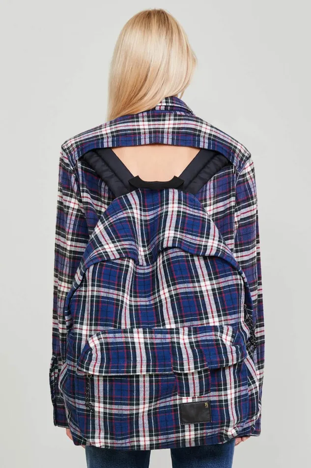 R13 Sale Women BACKZIP WORKSHIRT 8211 NAVY