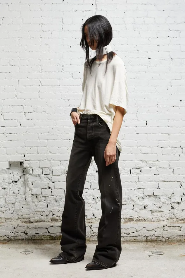 R13 Sale Women BOXY T 8211 ECRU