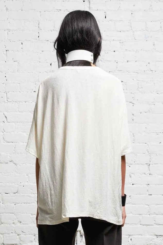 R13 Sale Women BOXY T 8211 ECRU