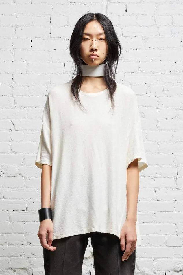 R13 Sale Women BOXY T 8211 ECRU