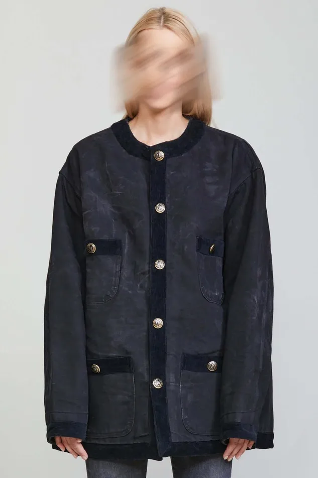 R13 Sale Women CORD TRIMMED CHORE JACKET