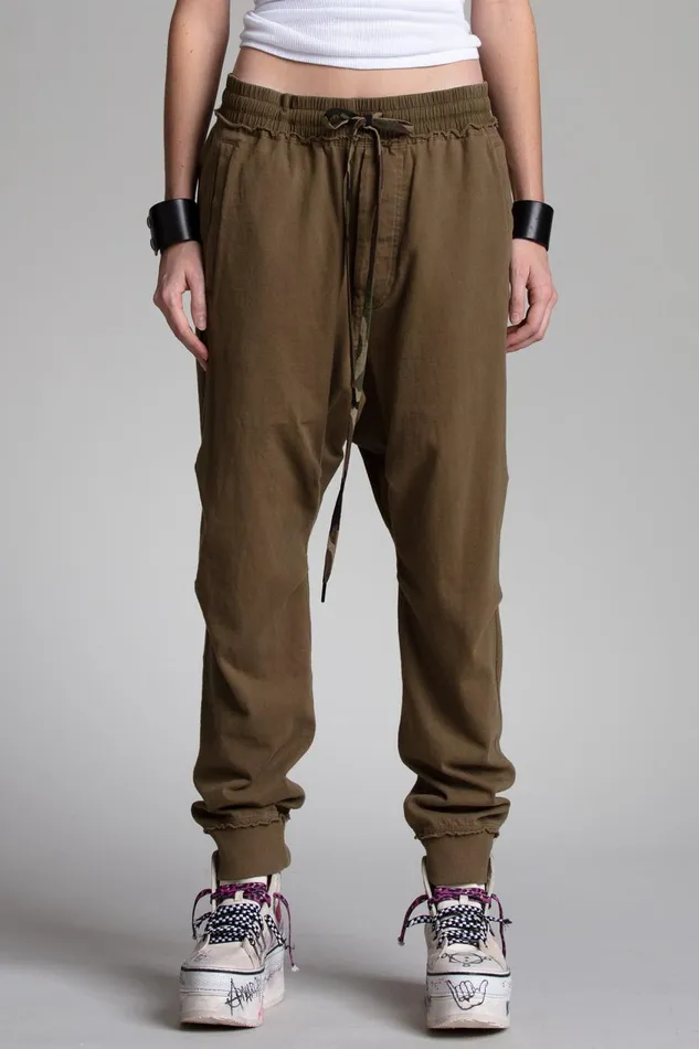 R13 Sale Women HAREM SWEATPANT 8211 OLIVE