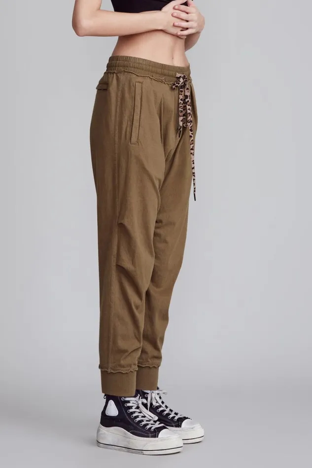 R13 Sale Women HAREM SWEATPANT 8211 OLIVE