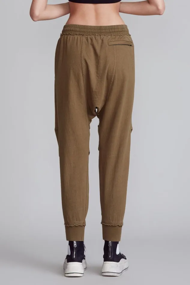 R13 Sale Women HAREM SWEATPANT 8211 OLIVE