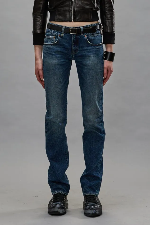 R13 Sale Women TOBI BOY JEAN 8211 CASLON SELVEDGE BLUE