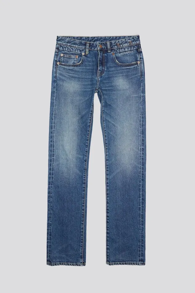 R13 Sale Women TOBI BOY JEAN 8211 CASLON SELVEDGE BLUE