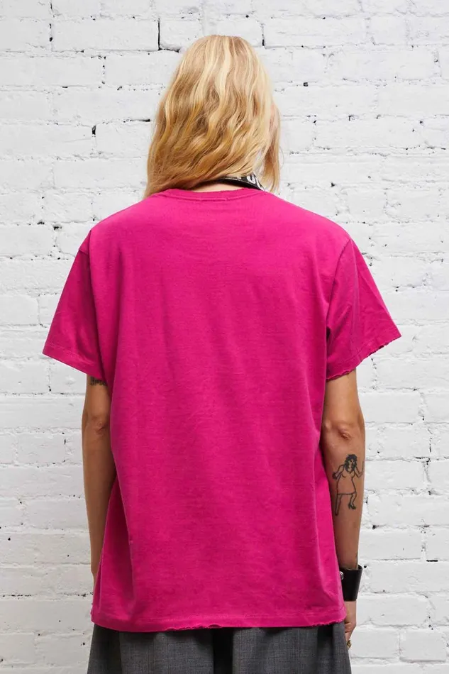 R13 Tops Women NEW YORK BOY T 8211 HOT PINK