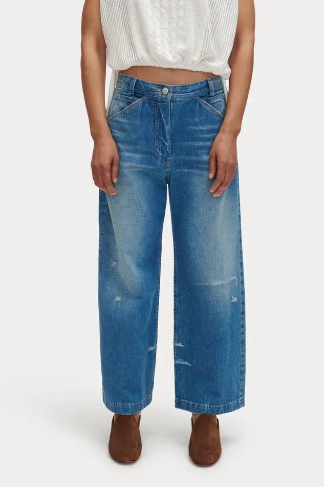 Rachel Comey Denim Shop Women Dero Pant Indigo Rachel Comey Denim Shop Women Dero Pant Indigo