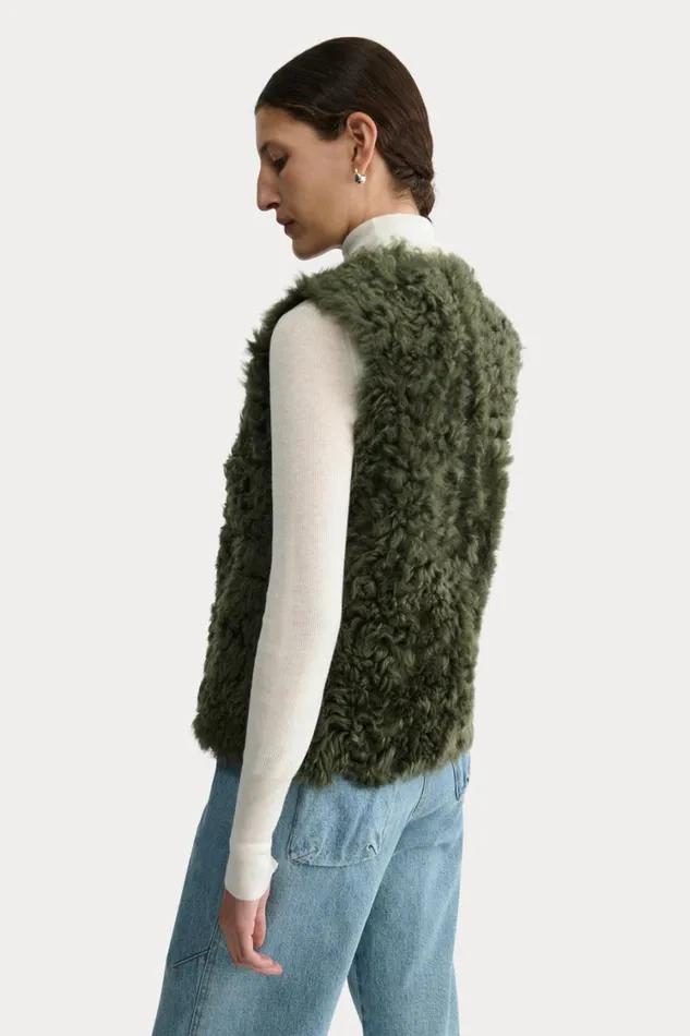 Rachel Comey Jackets Outerwear Women Elias Vest Olive Rachel Comey Jackets Outerwear Women Elias Vest Olive
