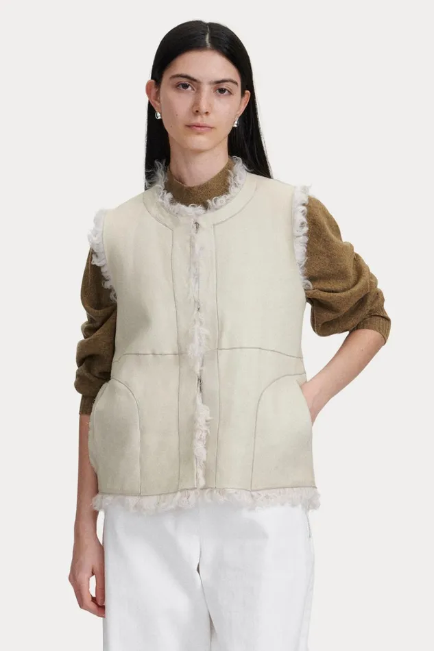 Rachel Comey Jackets Outerwear Women Elias Vest Olive Rachel Comey Jackets Outerwear Women Elias Vest Olive