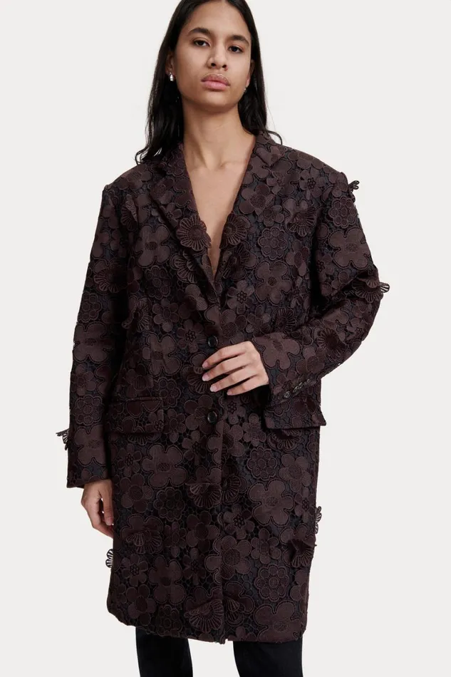 Rachel Comey Jackets Outerwear Women Indus Coat Dark Brown Rachel Comey Jackets Outerwear Women Indus Coat Dark Brown