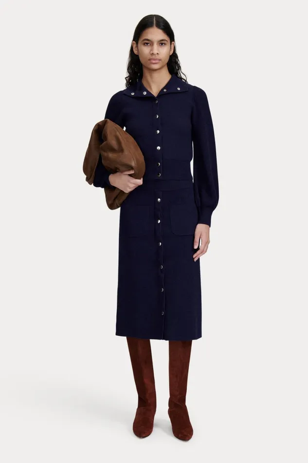 Rachel Comey Knits Women Bing Skirt Navy Rachel Comey Knits Women Bing Skirt Navy