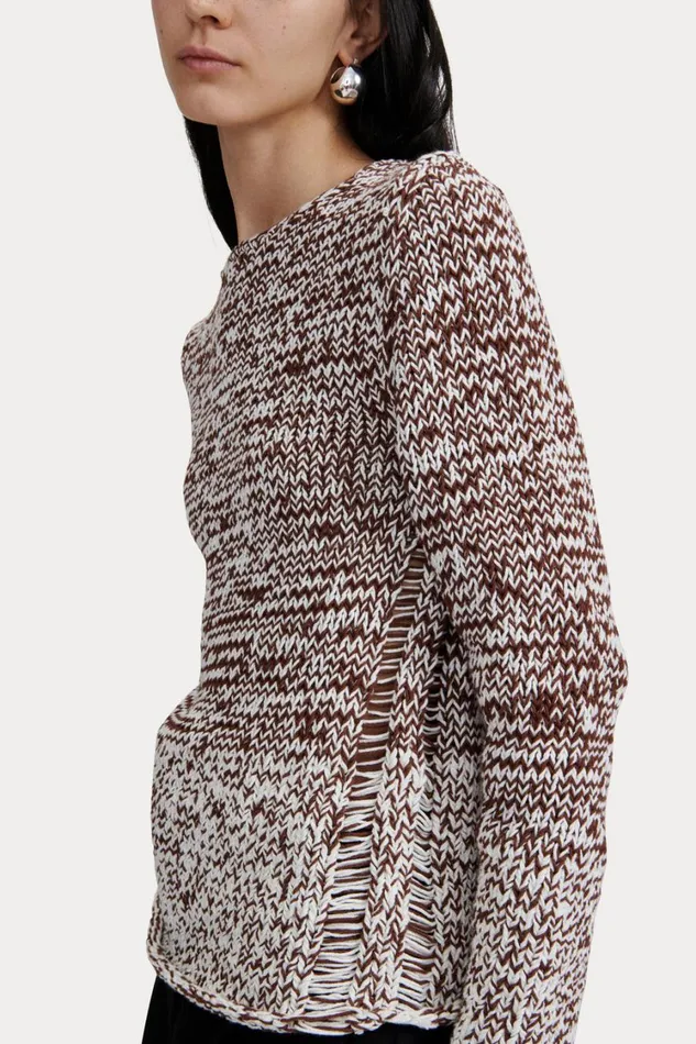 Rachel Comey Knits Women Molla Sweater White Marled