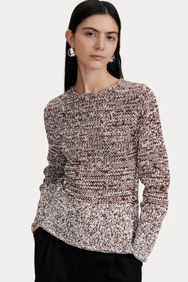 Rachel Comey Knits Women Molla Sweater White Marled Rachel Comey Knits Women Molla Sweater White Marled