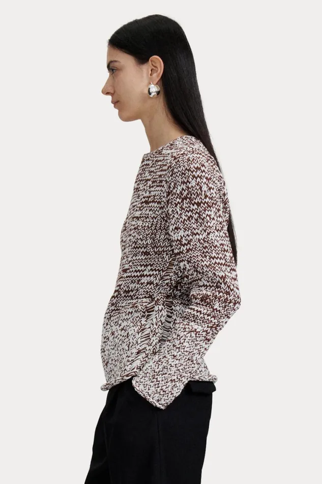 Rachel Comey Knits Women Molla Sweater White Marled Rachel Comey Knits Women Molla Sweater White Marled