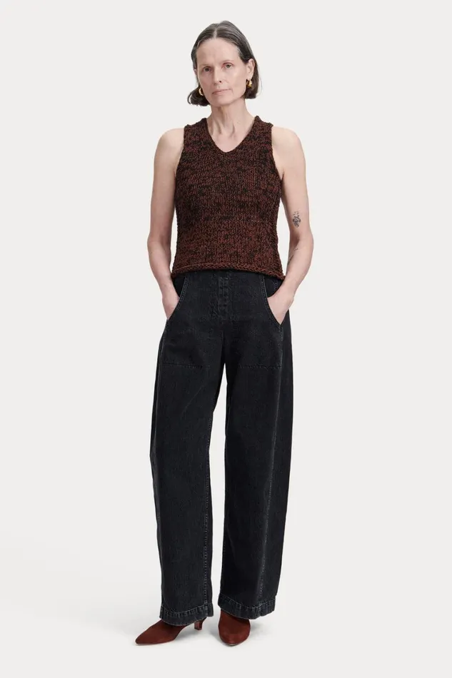 Rachel Comey Knits Women Molla Sweater White Marled Rachel Comey Knits Women Molla Sweater White Marled