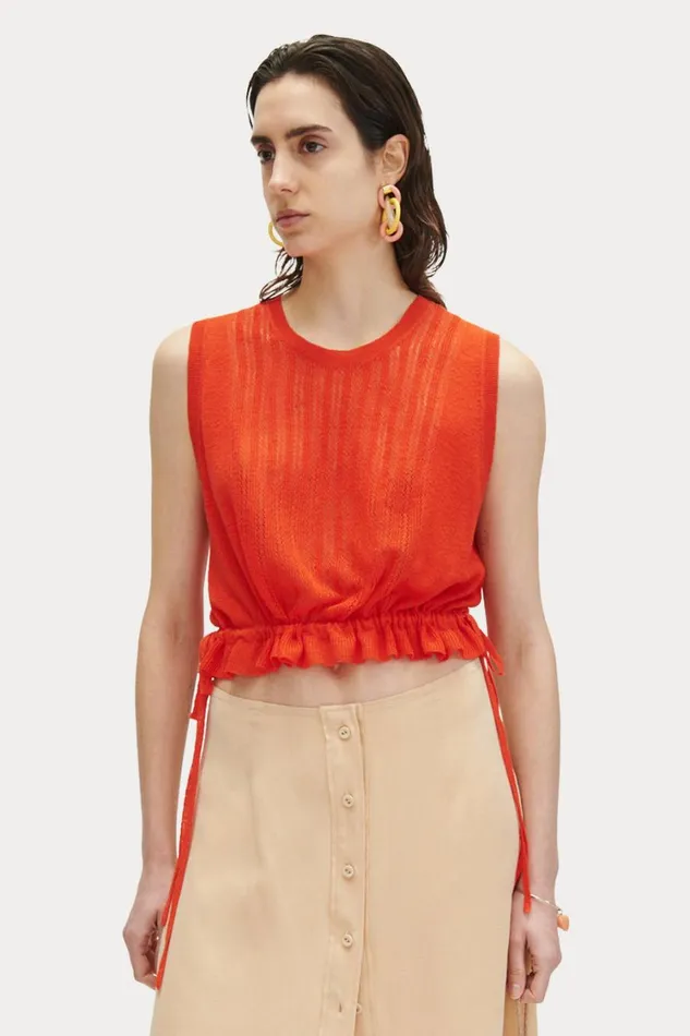 Rachel Comey Knits Women Zuri Top Camel Rachel Comey Knits Women Zuri Top Camel