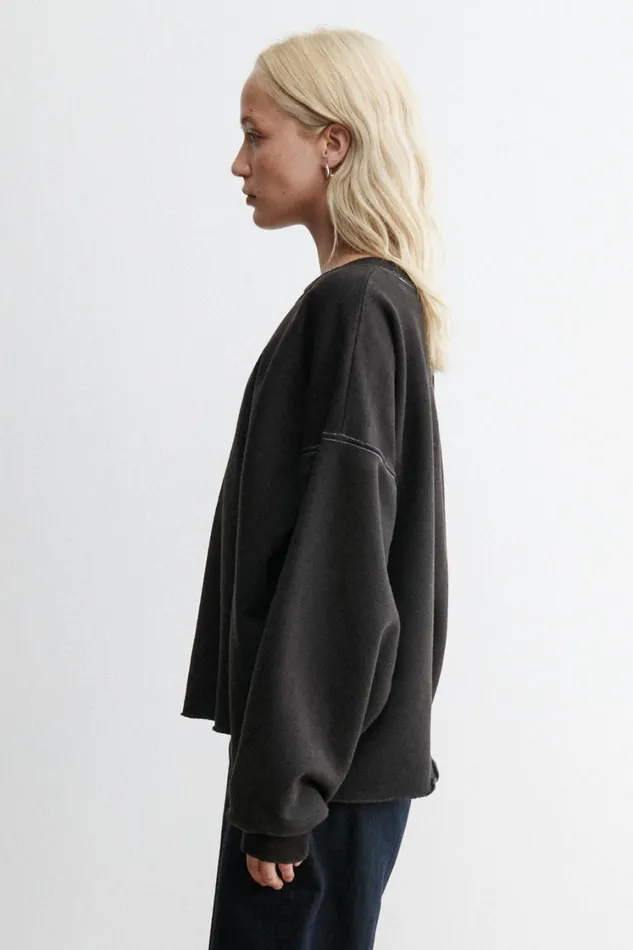 Rachel Comey Tshirts Sweatshirts Women Fonder Sweatshirt Charcoal Rachel Comey Tshirts Sweatshirts Women Fonder Sweatshirt Charcoal