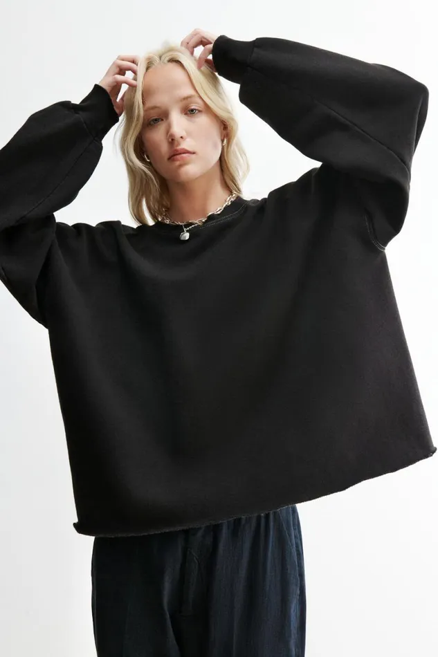 Rachel Comey Tshirts Sweatshirts Women Fonder Sweatshirt Charcoal Rachel Comey Tshirts Sweatshirts Women Fonder Sweatshirt Charcoal