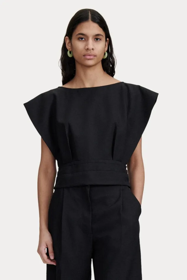 Rachel Comey Tops Women Borough Top Black Rachel Comey Tops Women Borough Top Black