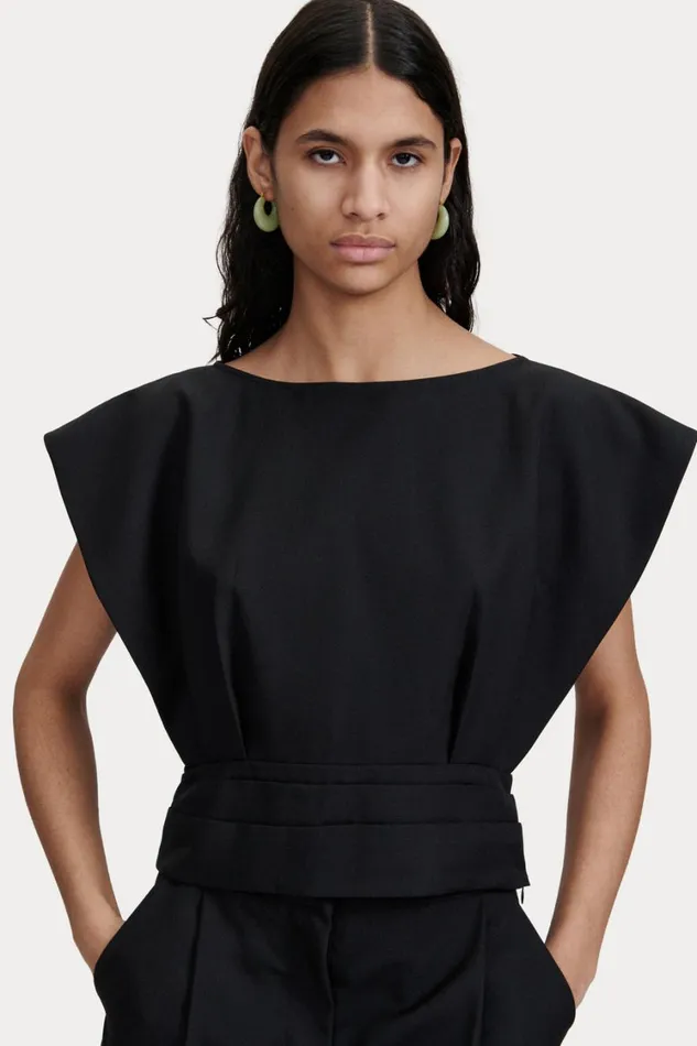 Rachel Comey Tops Women Borough Top Black Rachel Comey Tops Women Borough Top Black