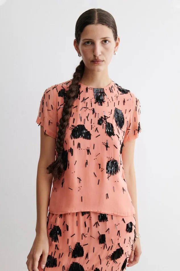 Rachel Comey Tops Women Delmara Top Coralblack