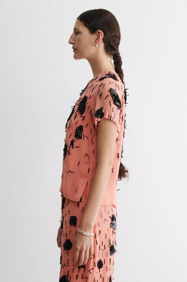 Rachel Comey Tops Women Delmara Top Coralblack