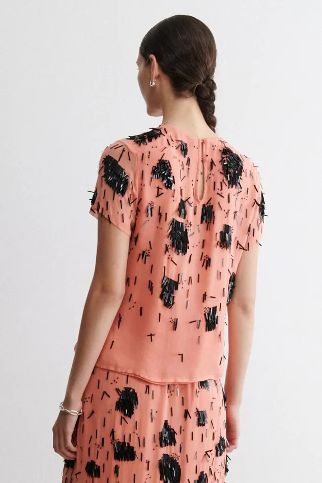 Rachel Comey Tops Women Delmara Top Coralblack