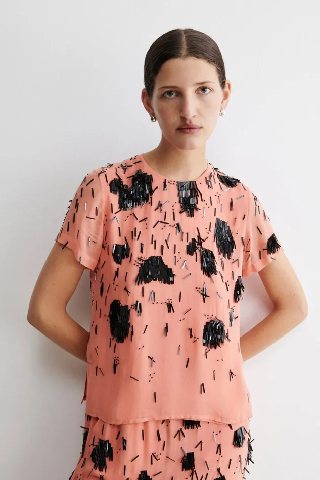Rachel Comey Tops Women Delmara Top Coralblack