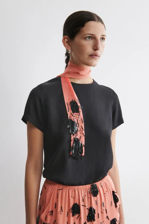 Rachel Comey Tops Women Delmara Top Coralblack