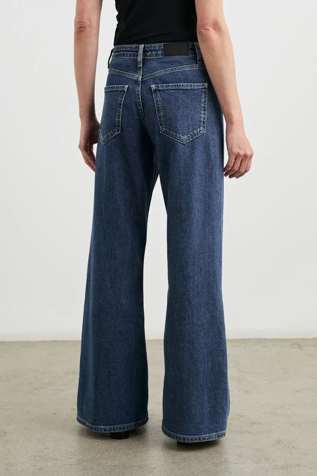 Rails Denim Women ANGELENO WIDE LEG Pebble Blue