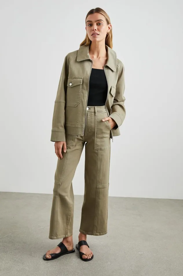 Rails Denim Women CHEYENNE JACKET Washed Olive