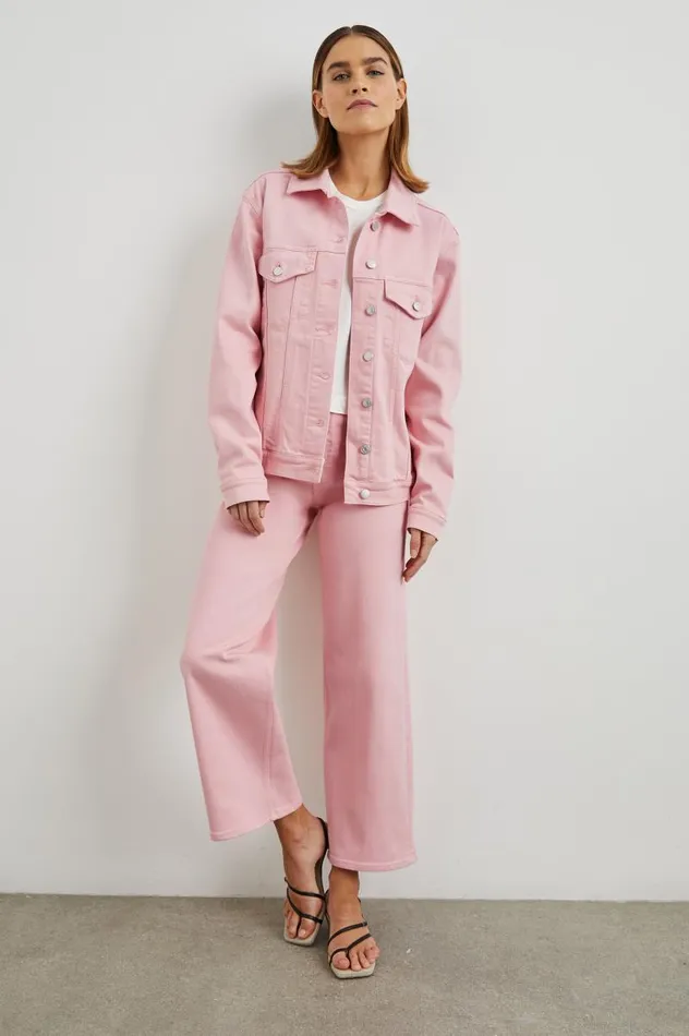 Rails Denim Women GROVE BOYFRIEND TRUCKER JACKET Bubble Gum