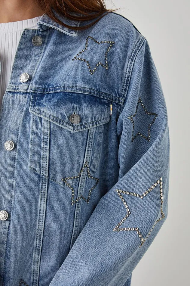 Rails Denim Women GROVE BOYFRIEND TRUCKER JACKET Supernova