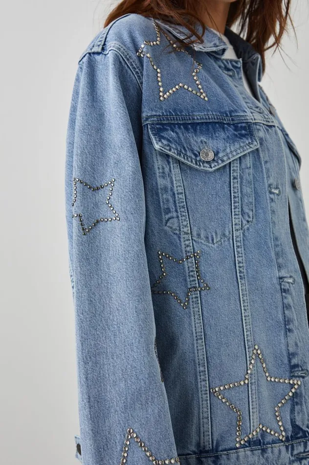 Rails Denim Women GROVE BOYFRIEND TRUCKER JACKET Supernova