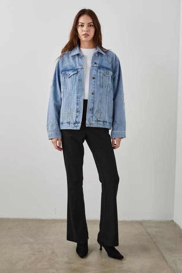 Rails Denim Women GROVE BOYFRIEND TRUCKER JACKET Supernova
