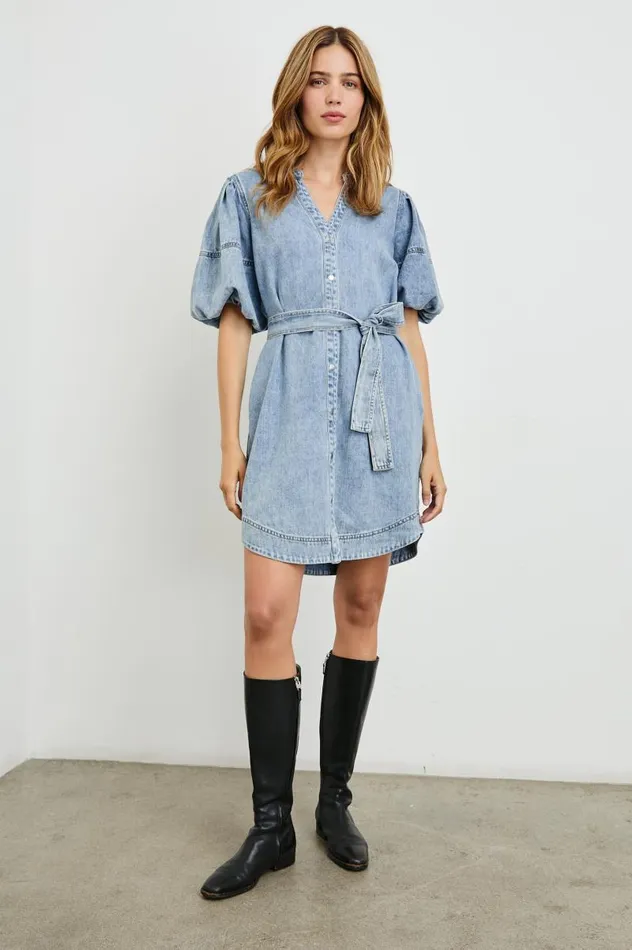 Rails Denim Women KINGSLEY DRESS Faded Indigo