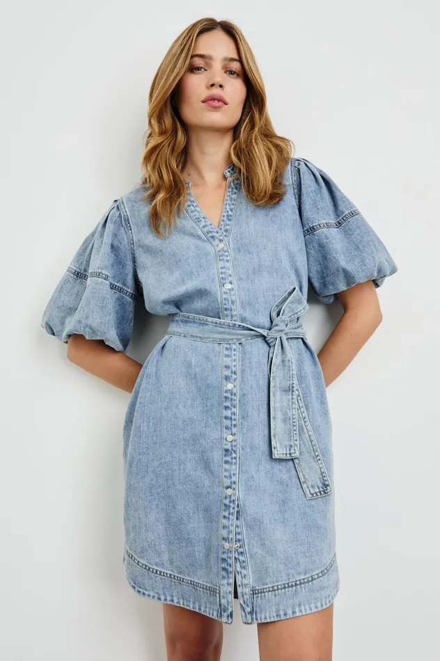 Rails Denim Women KINGSLEY DRESS Faded Indigo