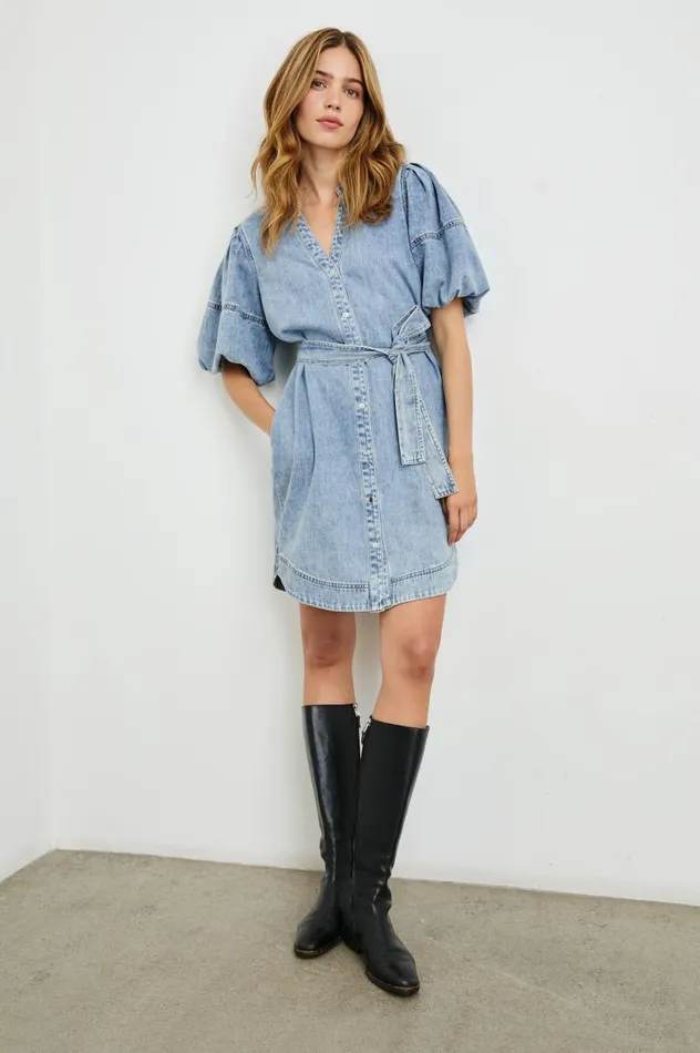 Rails Denim Women KINGSLEY DRESS Faded Indigo