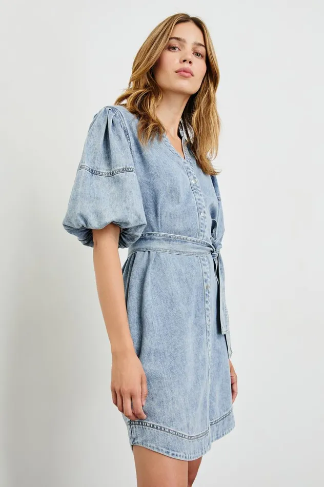 Rails Denim Women KINGSLEY DRESS Faded Indigo
