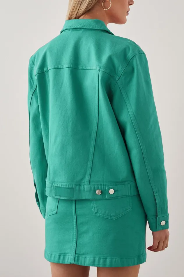 Rails Denim Women MULHOLLAND JACKET Emerald