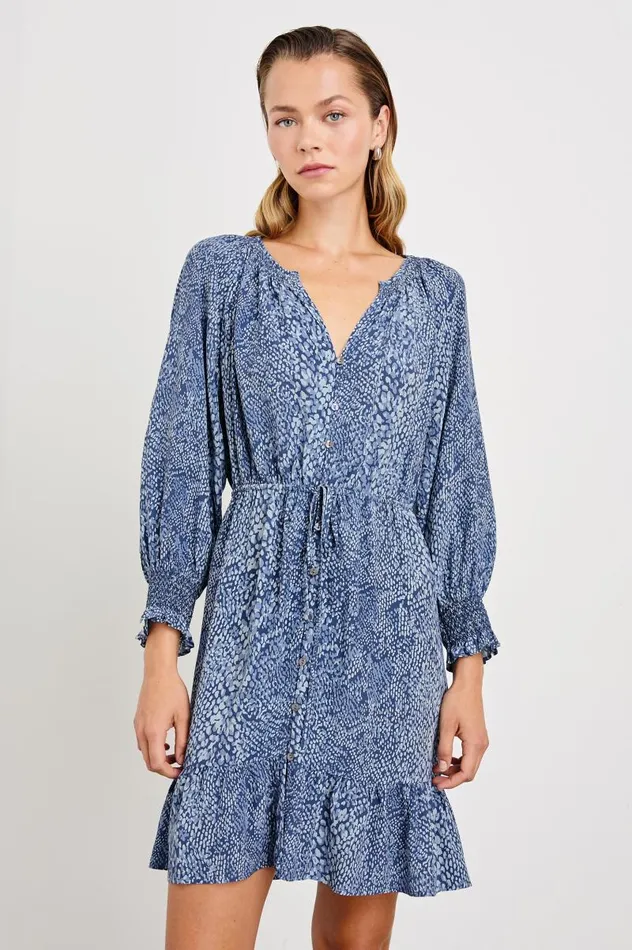 Rails Dresses and Rompers Women ELIZA DRESS Navy Python