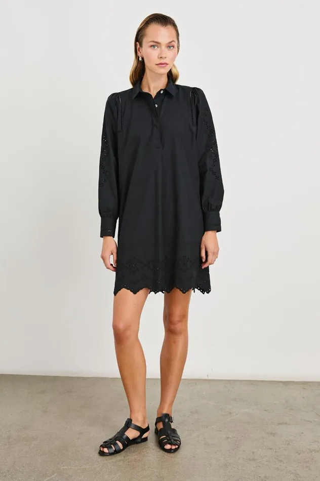 Rails Dresses and Rompers Women FERNANDA DRESS Black Eyelet