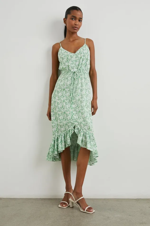 Rails Dresses and Rompers Women FRIDA DRESS Green Texture Floral