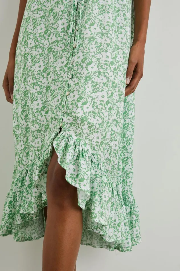Rails Dresses and Rompers Women FRIDA DRESS Green Texture Floral