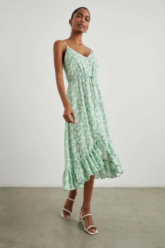 Rails Dresses and Rompers Women FRIDA DRESS Green Texture Floral