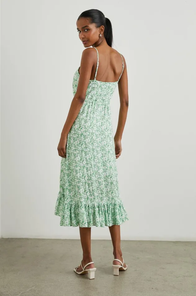 Rails Dresses and Rompers Women FRIDA DRESS Green Texture Floral